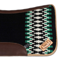 Klassieke Pool’s westernpad Zwart / wit / groen