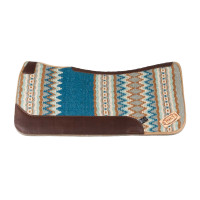 Pool’s contoured westernpad Beige / lichtblauw