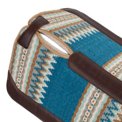 Pool’s contoured westernpad Blauw / beige