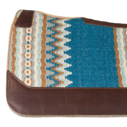 Pool’s contoured westernpad Blauw / beige