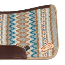 Pool’s contoured westernpad Blauw / beige