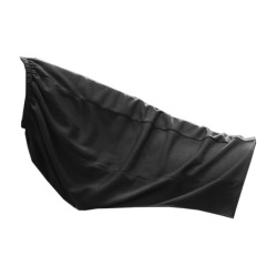 Polarfleece halsbeschermer voor paarden Kentucky Zwart