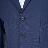 Heren wedstrijdjasje Equestro x FISE met drie knopen Marineblazer Marineblauw