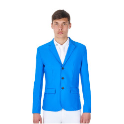 Heren wedstrijdjasje Equestro x FISE met drie knopen Blauw van Savoye Heren wedstrijdjasje Equestro x FISE met drie knopen Blauw van Savoye