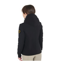 Uniseks kinderjas Equestro waterdicht en winddicht in nylon Marineblazer Marineblauw