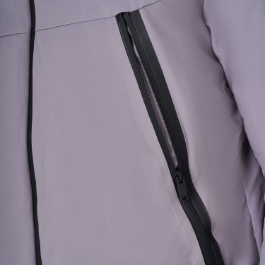 Herenjack Equestro waterdicht en winddicht in nylon Ijzig grijs
