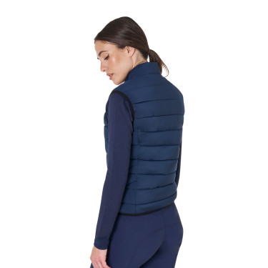 Dames bodywarmer Equestro in nylon Marineblazer Marineblauw