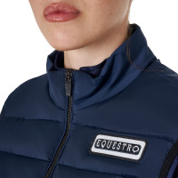 Dames bodywarmer Equestro in nylon Marineblazer Marineblauw Dames bodywarmer Equestro in nylon Marineblazer Marineblauw