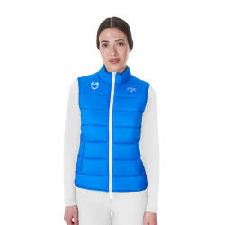 Dames bodywarmer Equestro x FISE slim fit Blauw van Savoye