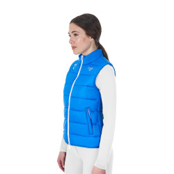 Dames bodywarmer Equestro x FISE slim fit Blauw van Savoye