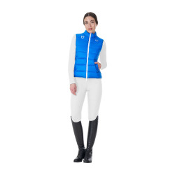Dames bodywarmer Equestro x FISE slim fit Blauw van Savoye