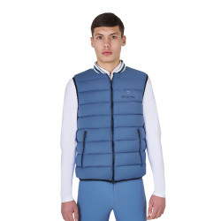 Heren bodywarmer Equestro in nylon Beringzee Blauw