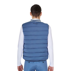 Heren bodywarmer Equestro in nylon Beringzee Blauw