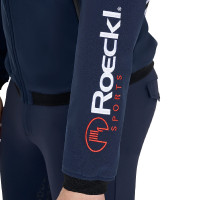 Heren Softshell Jas Equestro New Style Multilogo Marineblazer Marineblauw