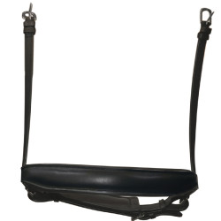 Dressuurneusriem breed Flags & Cup Bruin