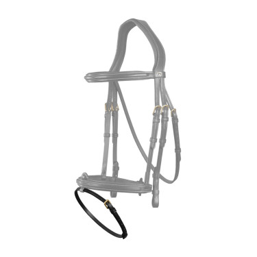 Dy'on passant voor onderkinriem 3/8" Zwart