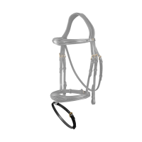 Dy'on passant voor onderkaakriem 4/8" Zwart