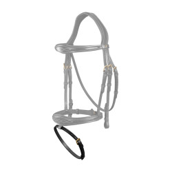 Dy'on passant voor onderkaakriem 4/8" Zwart