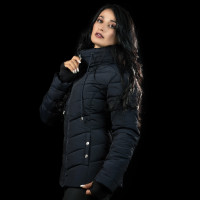 Damenparka KERAVA Flags & Cup Marineblauw