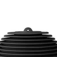 Beschermbal voor Longeerlijn & Muur Pro Grooming Deluxe van Kentucky in Rubber Grijs