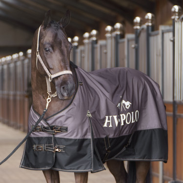 HV Polo Essential paddockdeken 200 g 600D Steen Grijs