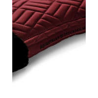 Equestrian Stockholm springzadelpad imitatiebont Crystal Bordeaux