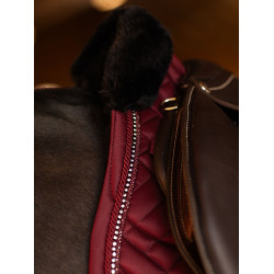 Equestrian Stockholm springzadelpad imitatiebont Crystal Bordeaux