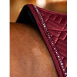 Equestrian Stockholm springzadelpad imitatiebont Crystal Bordeaux
