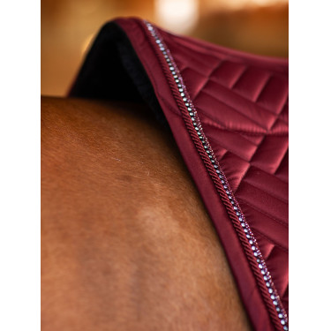 Equestrian Stockholm springzadelpad imitatiebont Crystal Bordeaux