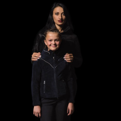 Kinderfleece ABITIBI Flags & Cup Marineblauw