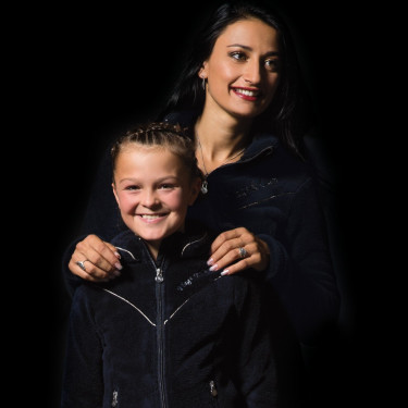 Kinderfleece ABITIBI Flags & Cup Marineblauw