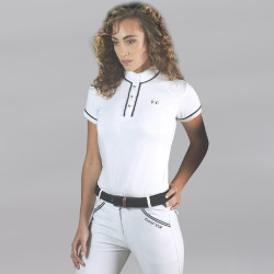Polo Candiba dameskorte mouwen Flags & Cup Polo Candiba dameskorte mouwen Flags & Cup