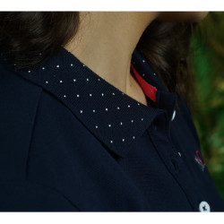 Damespolo COATA Flags & Cup Marineblauw Damespolo COATA Flags & Cup Marineblauw