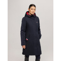 Lange parka Tommy Hilfiger Equestrian Oregon dames Woestijnlucht Blauw
