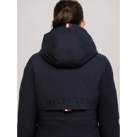 Lange parka Tommy Hilfiger Equestrian Oregon dames Woestijnlucht Blauw