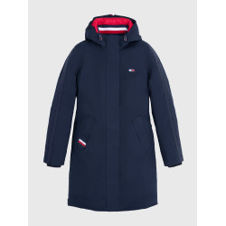 Lange parka Tommy Hilfiger Equestrian Oregon dames Woestijnlucht Blauw Lange parka Tommy Hilfiger Equestrian Oregon dames Woestijnlucht Blauw
