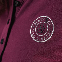 Kinderpolo CALI Flags & Cup Framboise