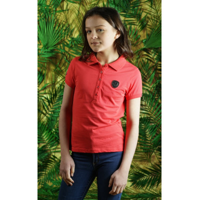 Polo enfant COPERNA Flags & Cup Corail