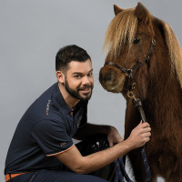 Polo heren MEXICO Flags & Cup Marineblauw Polo heren MEXICO Flags & Cup Marineblauw