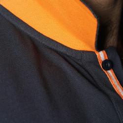 Polo heren MEXICO Flags & Cup Marineblauw