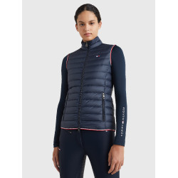 Dames mouwloos jack Tommy Hilfiger Equestrian licht en van gerecycled dons Woestijnlucht Blauw Dames mouwloos jack Tommy Hilfiger Equestrian licht en van gerecycled dons Woestijnlucht Blauw
