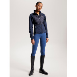 Hybride thermische damesjas Tommy Hilfiger Equestrian Woestijnlucht Blauw Hybride thermische damesjas Tommy Hilfiger Equestrian Woestijnlucht Blauw