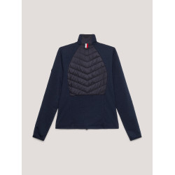 Hybride thermische damesjas Tommy Hilfiger Equestrian Woestijnlucht Blauw Hybride thermische damesjas Tommy Hilfiger Equestrian Woestijnlucht Blauw