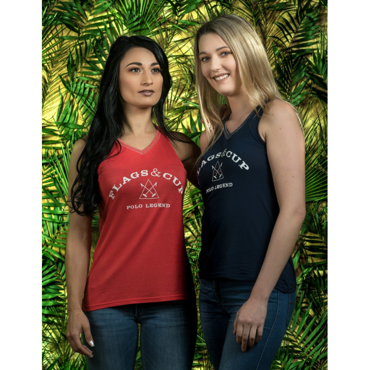 Dames T-shirt ICA Flags & Cup