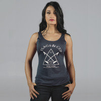 Dames T-shirt LIMA Flags & Cup Framboise