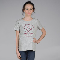 Kinder T-shirt CUZCO Flags & Cup Gemêleerd grijs