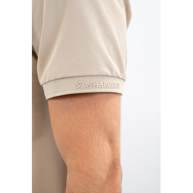 Polo SG x Harcour Nino homme Linnen Beige Polo SG x Harcour Nino homme Linnen Beige