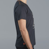 Heren T-shirt ACAPULCO Flags & Cup Gris chiné