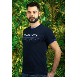 Heren T-shirt TIAPARO Flags & Cup