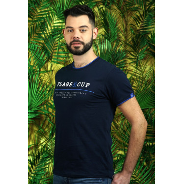 Heren T-shirt TIAPARO Flags & Cup